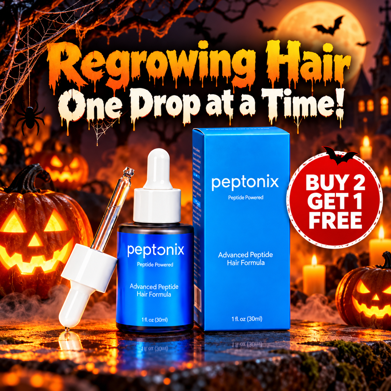 Copper Peptide Hair Regrowth Serum (BOGO)